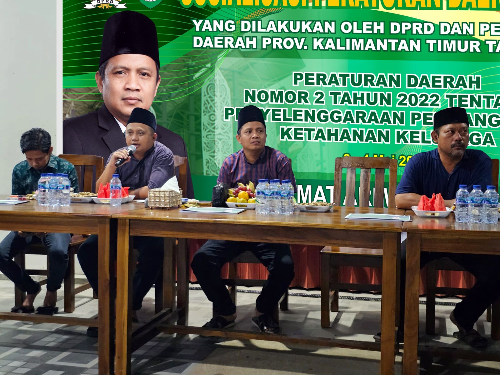 Selamat Ari Wibowo Gelar Sosialisasi Perda Ketahanan Keluarga di Kutai Kartanegara