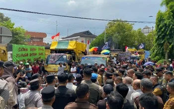 Masa Aksi di Balai Kota Samarinda (ist)